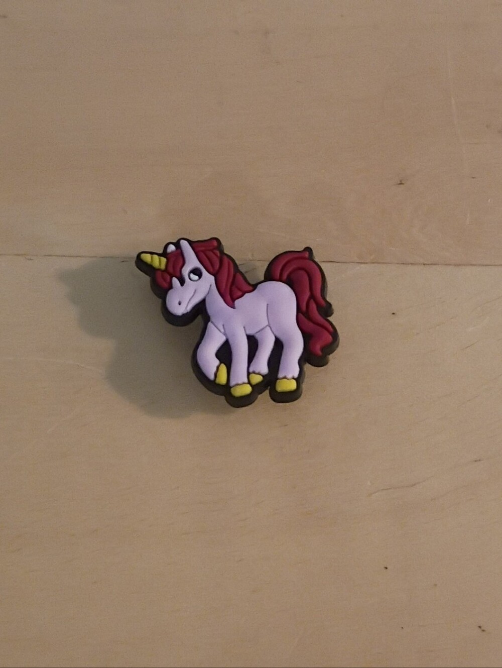 10 for $10 Jibbitz Croc Charms - Pink Unicorn w/ Red Hair - New Shoe Charm